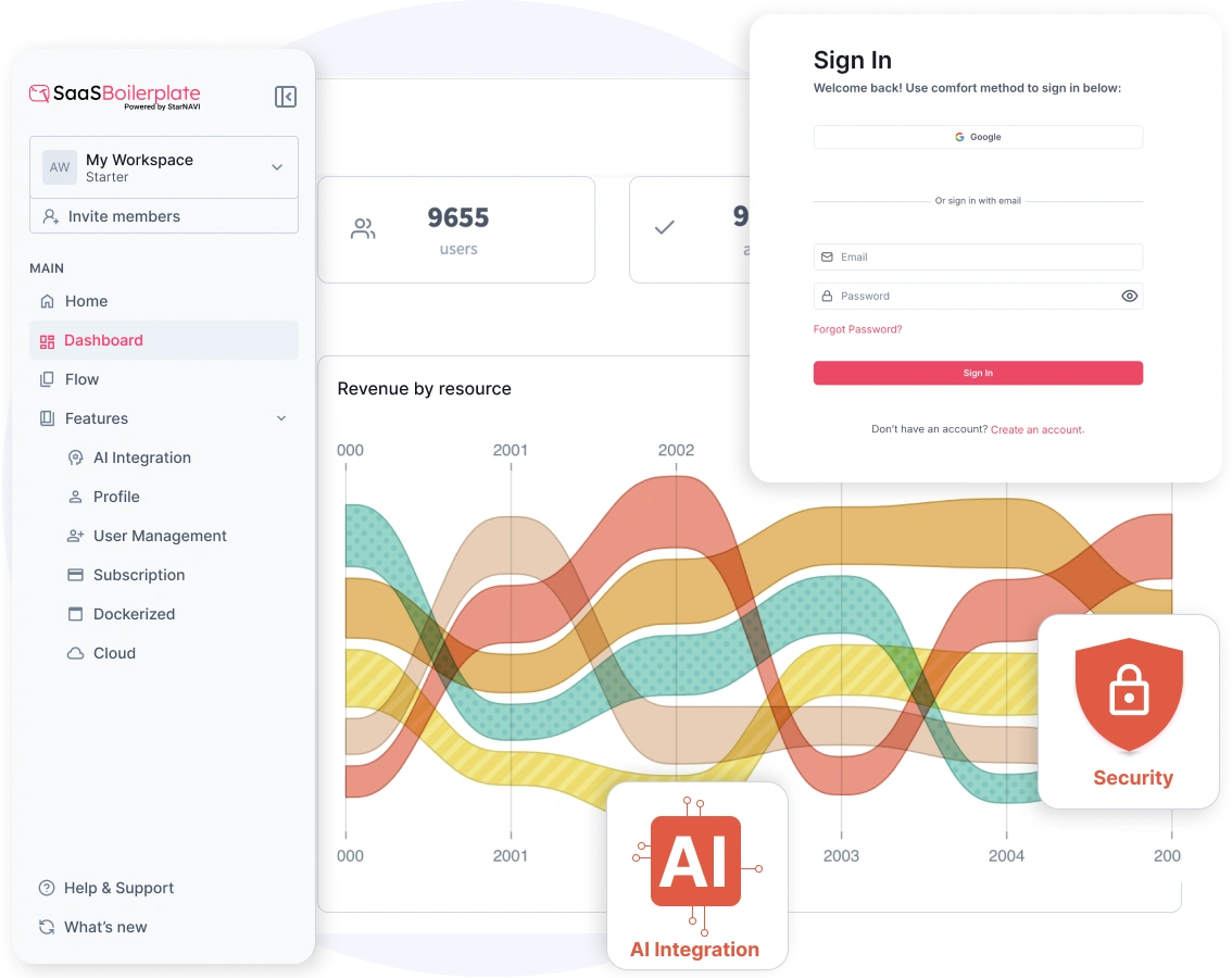 StarNAVI SaaS Boilerplate